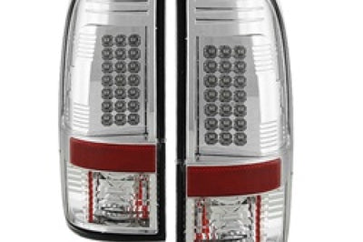 SPYDER Spyder Ford Super Duty 08-15 LED Tail Lights Chrome ALT-YD-FS07-LED-C