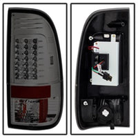 SPYDER Spyder Ford Super Duty 08-15 Version 2 LED Tail Lights Smoke ALT-YD-FS07-LED-G2-SM