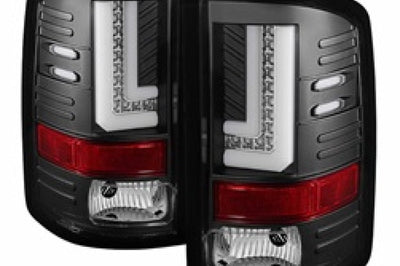 SPYDER Spyder GMC Sierra 14-16 LED Tail Lights Black ALT-YD-GS14-LBLED-BK