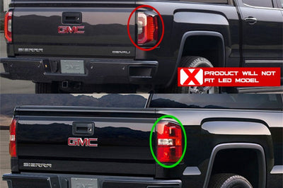 SPYDER Spyder GMC Sierra 14-16 LED Tail Lights Black ALT-YD-GS14-LBLED-BK