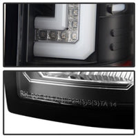 SPYDER Spyder GMC Sierra 14-16 LED Tail Lights Black ALT-YD-GS14-LBLED-BK