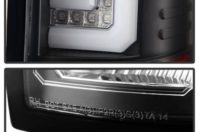 SPYDER Spyder GMC Sierra 14-16 LED Tail Lights Black ALT-YD-GS14-LBLED-BK