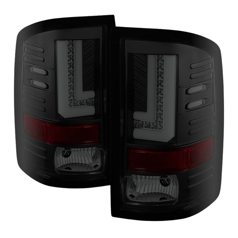SPYDER Spyder GMC Sierra 14-16 LED Tail Lights Black Smoke ALT-YD-GS14-LBLED-BSM