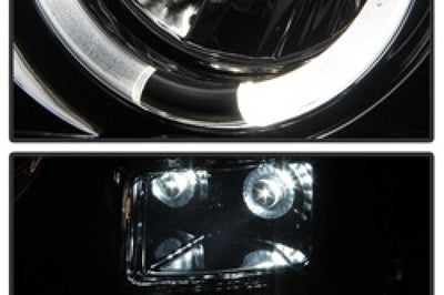 SPYDER Spyder GMC Sierra 1500/2500/3500 07-13 Projector Headlights LED Halo- Smoke PRO-YD-GS07-HL-SM - Lights
