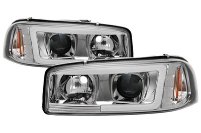 SPYDER Spyder GMC Sierra 1500/2500/3500 99-06 V2 Projector Headlights - DRL - Chrome PRO-YD-CDE00V2-LB-C - Lights
