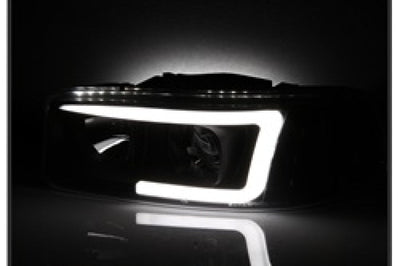 SPYDER Spyder GMC Sierra 1500/2500/3500 99-06 V2 Projector Headlights - DRL - Black PRO-YD-CDE00V2-LB-BK - Lights