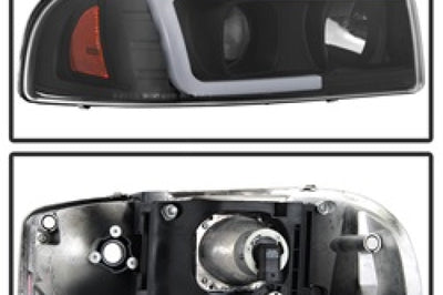 SPYDER Spyder GMC Sierra 1500/2500/3500 99-06 V2 Projector Headlights - DRL - Black PRO-YD-CDE00V2-LB-BK - Lights