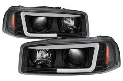 SPYDER Spyder GMC Sierra 1500/2500/3500 99-06 V2 Projector Headlights - DRL - Black PRO-YD-CDE00V2-LB-BK - Lights
