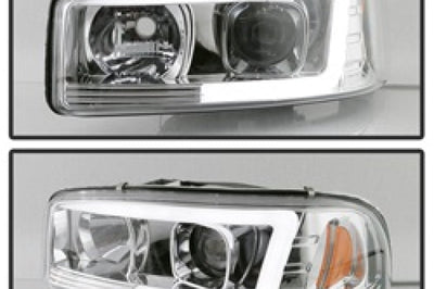 SPYDER Spyder GMC Sierra 1500/2500/3500 99-06 V2 Projector Headlights - DRL - Chrome PRO-YD-CDE00V2-LB-C - Lights