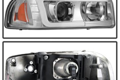 SPYDER Spyder GMC Sierra 1500/2500/3500 99-06 V2 Projector Headlights - DRL - Chrome PRO-YD-CDE00V2-LB-C - Lights