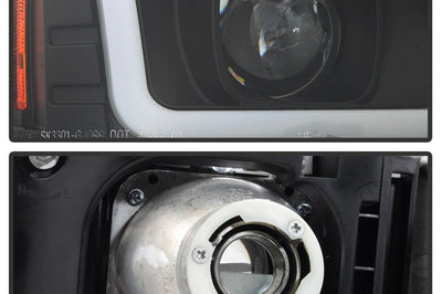 SPYDER Spyder GMC Sierra 1500/2500/3500 99-06 V2 Projector Headlights - DRL - Black PRO-YD-CDE00V2-LB-BK - Lights
