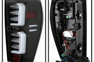 SPYDER Spyder GMC Sierra 19-20 Incandescent Bulb Model Only LED Tail Lights - Black ALT-YD-GS19-LED-BK