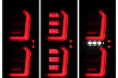 SPYDER Spyder GMC Sierra 19-20 Incandescent Bulb Model Only LED Tail Lights - Black ALT-YD-GS19-LED-BK