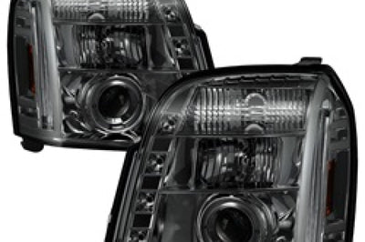 SPYDER Spyder GMC Yukon 07-14/Yukon Denali 07-14 Projector Headlights LED Halo Smke PRO-YD-GY07-HL-SM - Lights