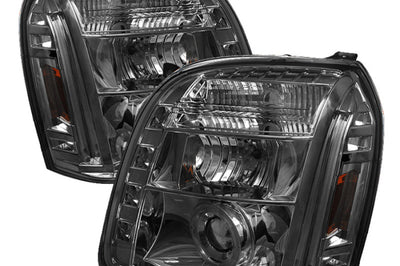 SPYDER Spyder GMC Yukon 07-14/Yukon Denali 07-14 Projector Headlights LED Halo Smke PRO-YD-GY07-HL-SM - Lights
