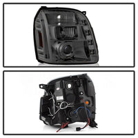 SPYDER Spyder GMC Yukon 07-14/Yukon Denali 07-14 Projector Headlights LED Halo Smke PRO-YD-GY07-HL-SM - Lights