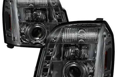 SPYDER Spyder GMC Yukon 07-14/Yukon Denali 07-14 Projector Headlights LED Halo Smke PRO-YD-GY07-HL-SM - Lights