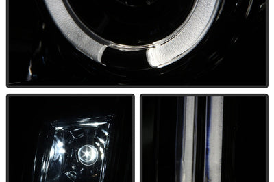 SPYDER Spyder GMC Yukon 07-14/Yukon Denali 07-14 Projector Headlights LED Halo Smke PRO-YD-GY07-HL-SM - Lights