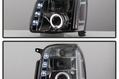 SPYDER Spyder GMC Yukon 07-14/Yukon Denali 07-14 Projector Headlights LED Halo Smke PRO-YD-GY07-HL-SM - Lights