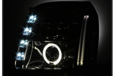 SPYDER Spyder GMC Yukon 07-14/Yukon Denali 07-14 Projector Headlights LED Halo Smke PRO-YD-GY07-HL-SM - Lights