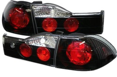 SPYDER Spyder Honda Accord 01-02 4Dr Euro Style Tail Lights Black ALT-YD-HA01-4D-BK
