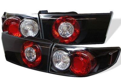 SPYDER Spyder Honda Accord 03-05 4Dr Euro Style Tail Lights Black ALT-YD-HA03-4D-BK