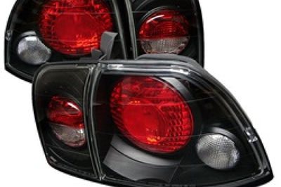 SPYDER Spyder Honda Accord 96-97 Euro Style Tail Lights Black ALT-YD-HA96-BK