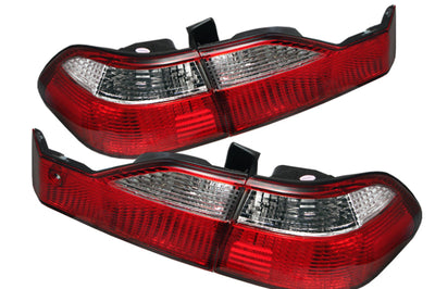 SPYDER Spyder Honda Accord 98-00 4Dr Euro Style Tail Lights Red Clear ALT-YD-HA98-RC