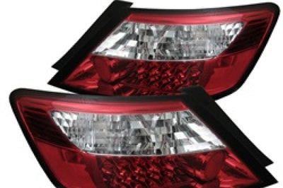 SPYDER Spyder Honda Civic 06-08 2Dr LED Tail Lights Red Clear ALT-YD-HC06-2D-LED-RC