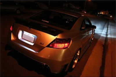 SPYDER Spyder Honda Civic 06-08 2Dr LED Tail Lights Red Clear ALT-YD-HC06-2D-LED-RC