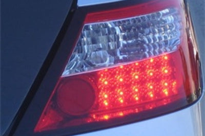 SPYDER Spyder Honda Civic 06-08 2Dr LED Tail Lights Red Clear ALT-YD-HC06-2D-LED-RC