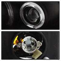 SPYDER Spyder Honda Civic 06-08 2Dr Projector Headlights LED Halo Black High H1 Low PRO-YD-HC06-2D-HL-BK - Lights