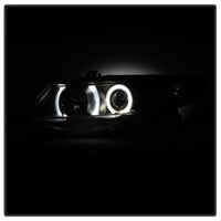 SPYDER Spyder Honda Civic 06-08 2Dr Projector Headlights LED Halo Black High H1 Low PRO-YD-HC06-2D-HL-BK - Lights