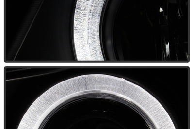 SPYDER Spyder Honda Civic 06-08 2Dr Projector Headlights LED Halo Black High H1 Low PRO-YD-HC06-2D-HL-BK - Lights