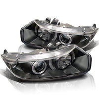 SPYDER Spyder Honda Civic 06-08 2Dr Projector Headlights LED Halo Black High H1 Low PRO-YD-HC06-2D-HL-BK - Lights
