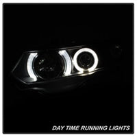 SPYDER Spyder Honda Civic 06-08 2Dr Projector Headlights LED Halo Black High H1 Low PRO-YD-HC06-2D-HL-BK - Lights