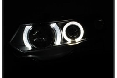SPYDER Spyder Honda Civic 06-08 2Dr Projector Headlights LED Halo Black High H1 Low PRO-YD-HC06-2D-HL-BK - Lights