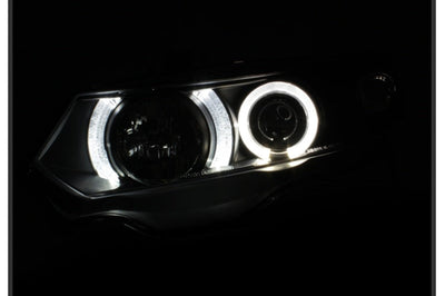 SPYDER Spyder Honda Civic 06-08 2Dr Projector Headlights LED Halo Black High H1 Low PRO-YD-HC06-2D-HL-BK - Lights