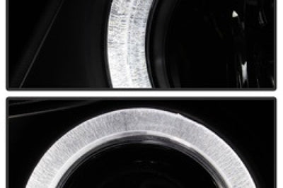 SPYDER Spyder Honda Civic 06-08 2Dr Projector Headlights LED Halo Black High H1 Low PRO-YD-HC06-2D-HL-BK - Lights