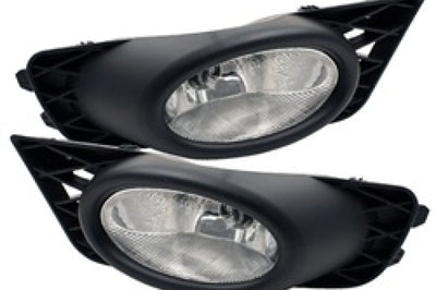 SPYDER Spyder Honda Civic 09-11 4Dr OEM Fog Lights W/Switch- Clear FL-CL-HC09-4D-C