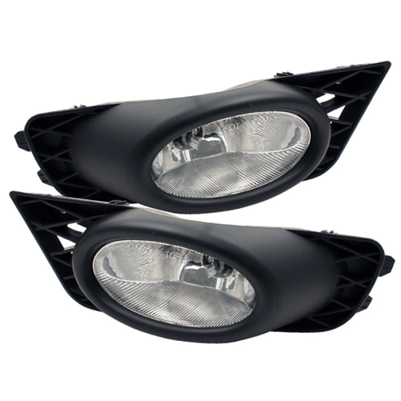 SPYDER Spyder Honda Civic 09-11 4Dr OEM Fog Lights W/Switch- Clear FL-CL-HC09-4D-C
