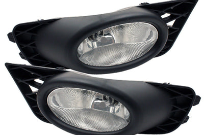 SPYDER Spyder Honda Civic 09-11 4Dr OEM Fog Lights W/Switch- Clear FL-CL-HC09-4D-C