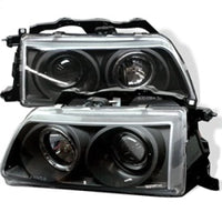 SPYDER Spyder Honda Civic 90-91/CRX 90-91 Projector Headlights LED Halo Blk PRO-YD-HC90-HL-BK - Lights