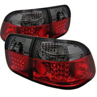 SPYDER Spyder Honda Civic 96-98 4Dr LED Tail Lights Red Smoke ALT-YD-HC96-4D-LED-RS