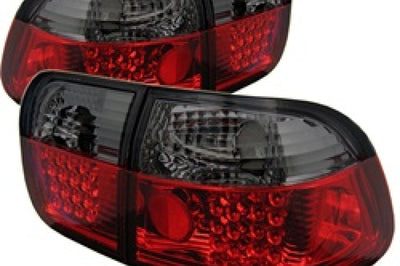 SPYDER Spyder Honda Civic 96-98 4Dr LED Tail Lights Red Smoke ALT-YD-HC96-4D-LED-RS
