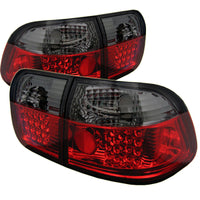 SPYDER Spyder Honda Civic 96-98 4Dr LED Tail Lights Red Smoke ALT-YD-HC96-4D-LED-RS