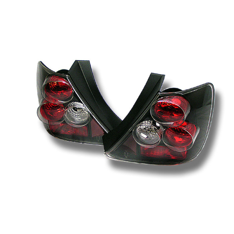 SPYDER Spyder Honda Civic Si 03-05 Hatchback 3DR Euro Style Tail Lights Black ALT-YD-HC03-3D-BK