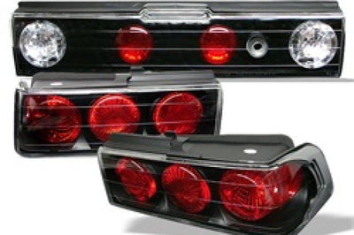 SPYDER Spyder Honda CRX 88-91 Euro Style Tail Lights Black ALT-YD-HCRX88-BK