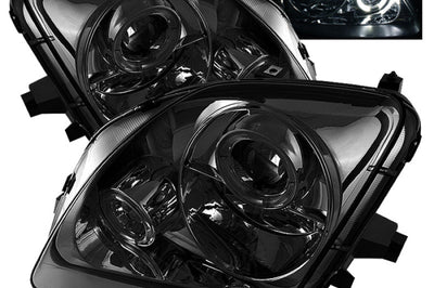 SPYDER Spyder Honda Prelude 97-01 Projector Headlights LED Halo Smoke High H1 Low PRO-YD-HP97-HL-SM - Lights