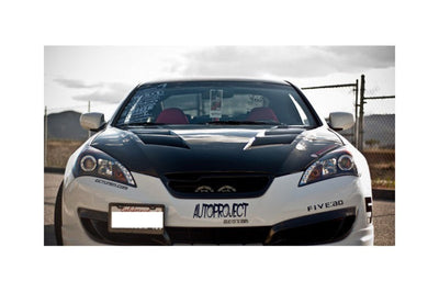 SPYDER Spyder Hyundai Genesis 10-12 Projector Halogen Model- LED Halo DRL Blk PRO-YD-HYGEN09-DRL-BK - Lights